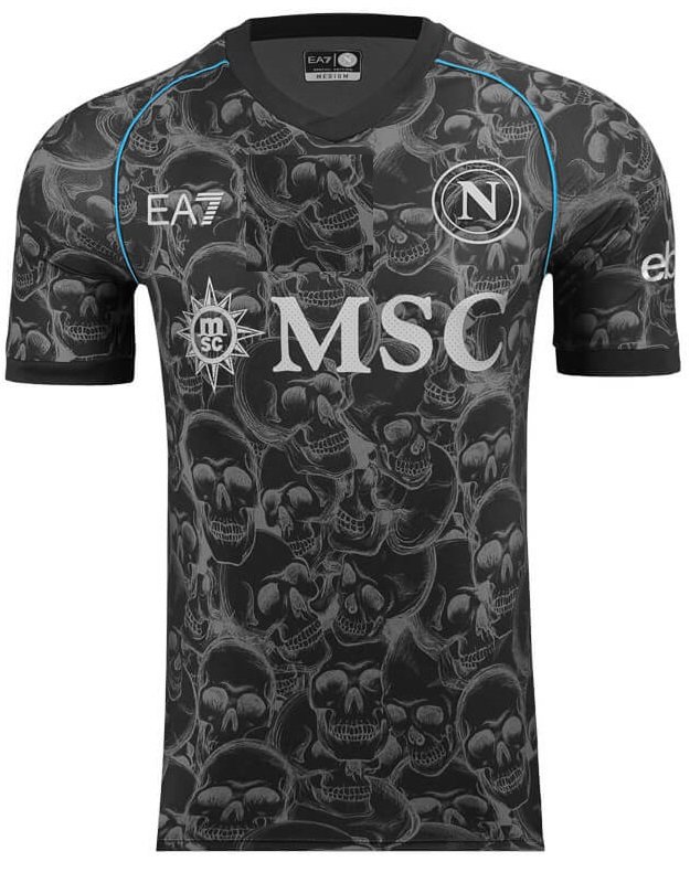 Camisa Napoli 2023 2024 EA7 oficial Halloween 